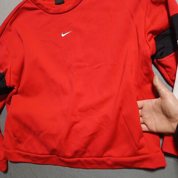 Medium Nike Top - Red Black White - Long Sleeve Shirt - Picture 7 of 8